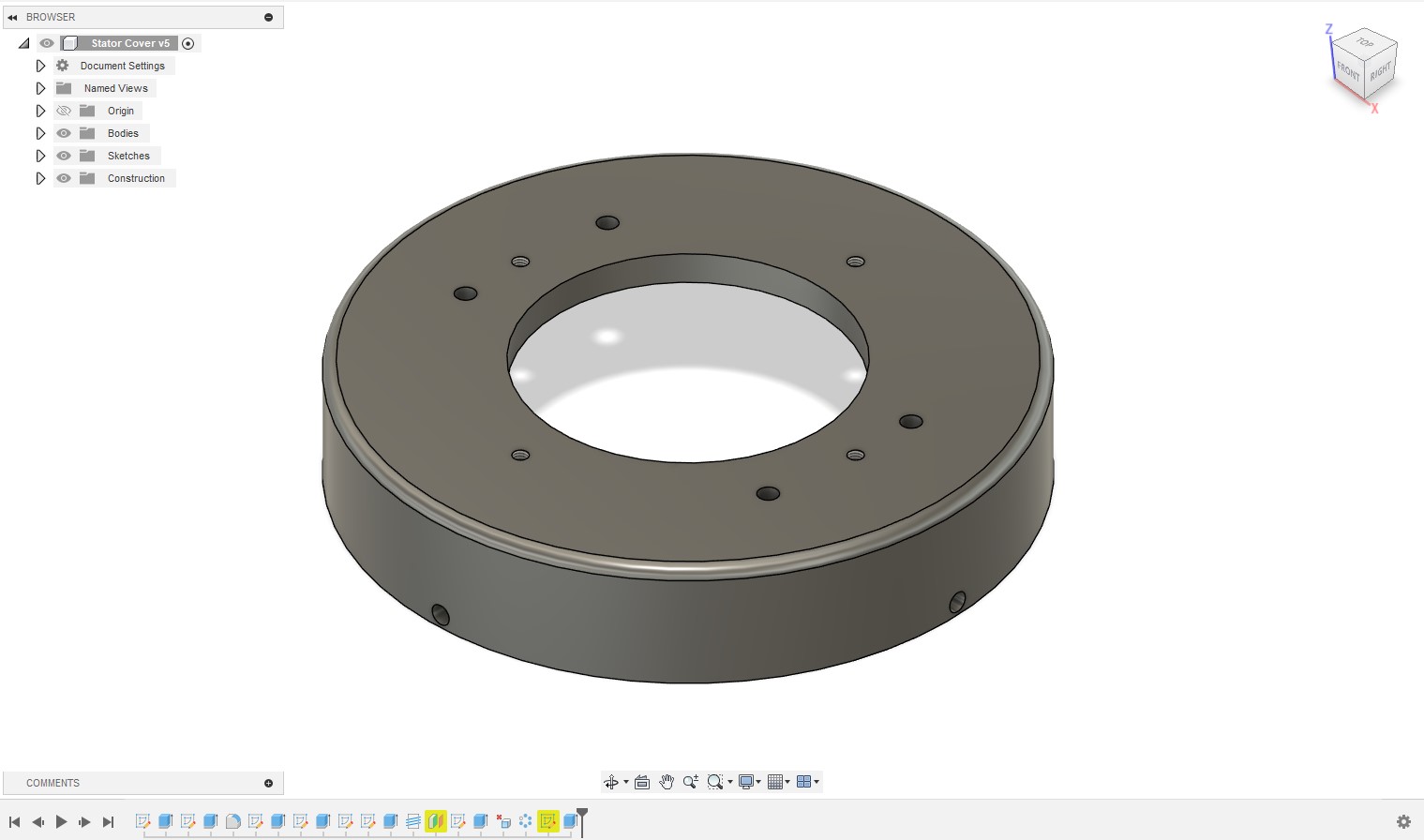 Turbojet Stator Cover